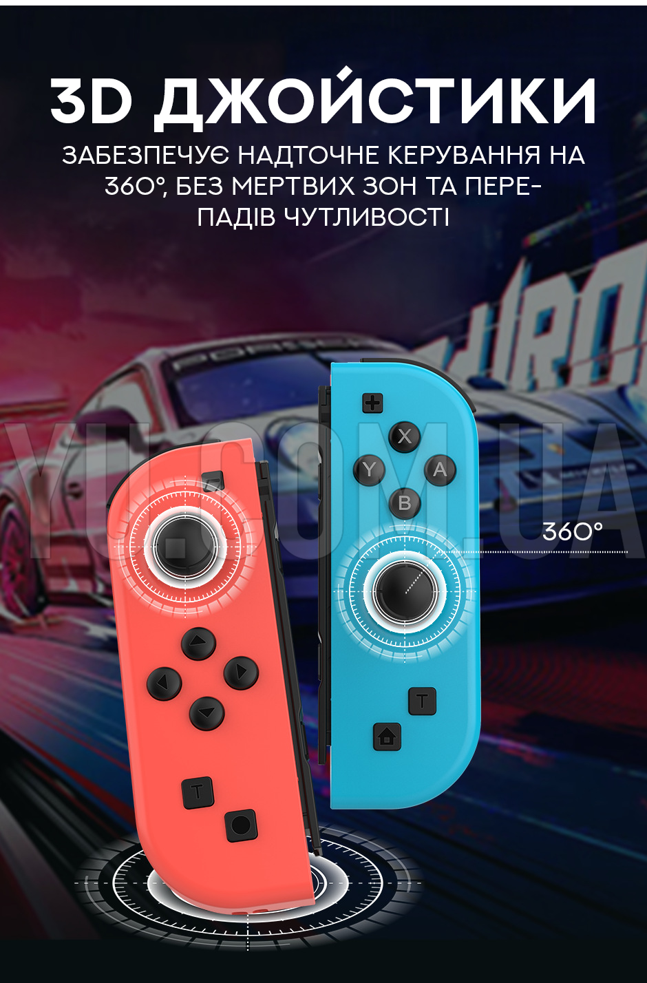 Бездротові контролери Joy-Con для Nintendo Switch JC PAD Бездротові контролери Joy-Con для Nintendo Switch JC PAD